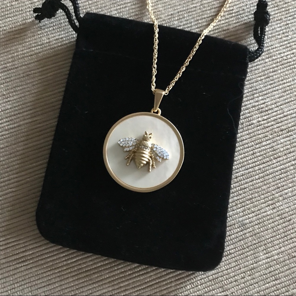 Gold Plated Bee Necklace